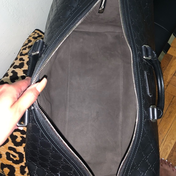 Gucci signature leather duffle - Picture 5 of 7